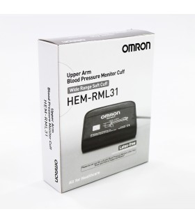 Blood Pressure Monitor Cuff (Omron) Latex Free, Upper Arm, HEM RML31, Per Set