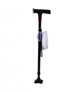 Smart Standard Walking Stick (Essential Handle With Manual Alarm)