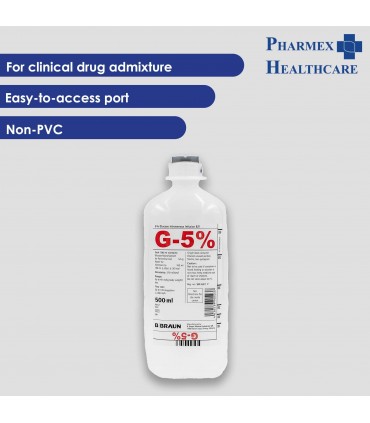 (1Ctn/10Btls) Glucose 5% IV Infusion 500ml