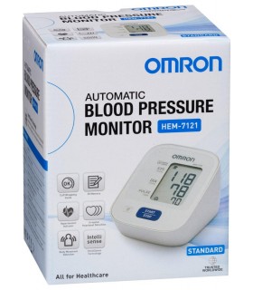 OMROM Blood Pressure Monitor HEM-7121, Digital  , 1 Set