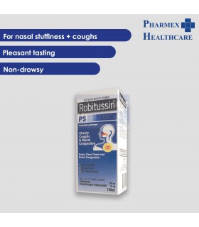 Robitussin PS Chest Coughs and Nasal Congestion 100ml