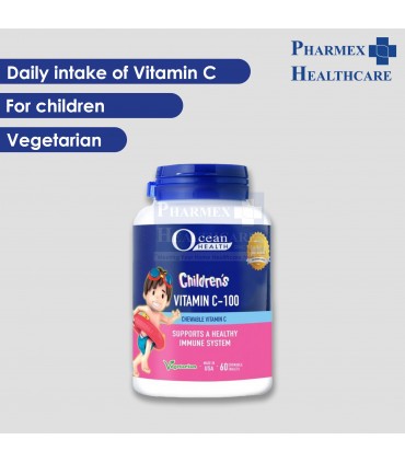 Ocean Health Children's Vitamin C-100 Chewable Tab 60'S