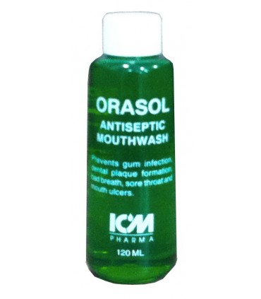 Mouth Wash (Orasol), 120ml, Per Bottle
