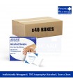 ASSURE Alcohol Swab (Sterile, 3cm x 3cm, 200 Pcs/Box) 40 Boxes/Carton