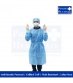 ASSURE Blue Isolation Gown (30gsm)