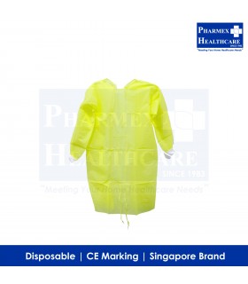 ASSURE High Risk Isolation Gown (AAMI Level 4) Yellow - Fluid Resistant