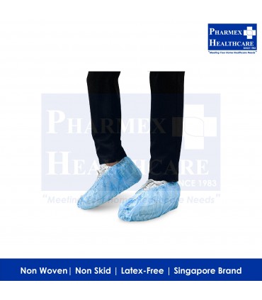 ASSURE Disposable Non-Skid Non Woven Shoe Cover (100 pieces/packet)