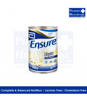 ABBOTT Ensure Liquid, 250ml, 1 Tin - Vanilla flavour Singapore