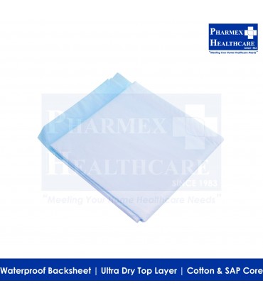 SOFTACARE Underpads (With Super Absorbent Polymer Gel) 60cm x 90cm