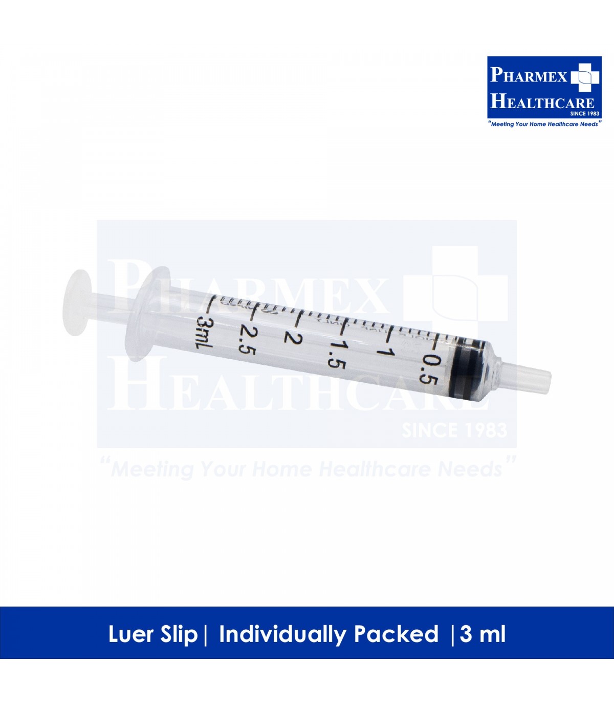 Nipro Disposable 3cc Luer Slip LS Syringe