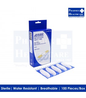 ASSURE First Aid Plasters (Sterile, Waterproof, 100 Pieces/Box) - Singapore brand