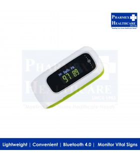 SONOSAT-F01LT Bluetooth Finger Pulse Oximeter (CE Certified & HSA Approved)
