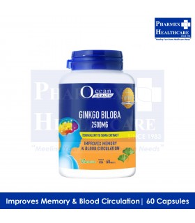 Ocean Health Ginkgo Biloba 2500mg, 60'S