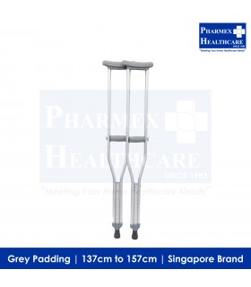 ASSURE REHAB Crutches (For Youth) 137cm to 157cm - Singapore Brand
