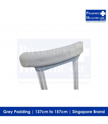 ASSURE REHAB Crutches (For Youth) 137cm to 157cm - Singapore Brand