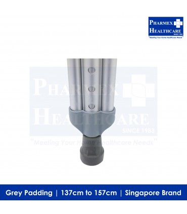 ASSURE REHAB Crutches (For Youth) 137cm to 157cm - Singapore Brand