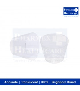 ASSURE Medicine Cup, 30ml, 100 pieces/packet (Singapore Brand)