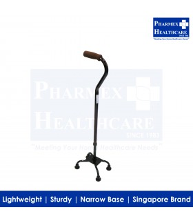 ASSURE REHAB Quad Cane (Narrow Base) - Singapore Brand