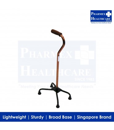 ASSURE REHAB Quad Cane (Broad Base) - Singapore Brand