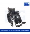 ASSURE REHAB Wheelchair, Heavy Duty, Hammertone, DAEF, PVC Upholstery (3 Available Sizes)