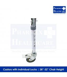 ASSURE REHAB Commode 17", Height Adjustable, AR0221