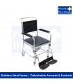 ASSURE REHAB Commode Chair (Stainless Steel DAF)