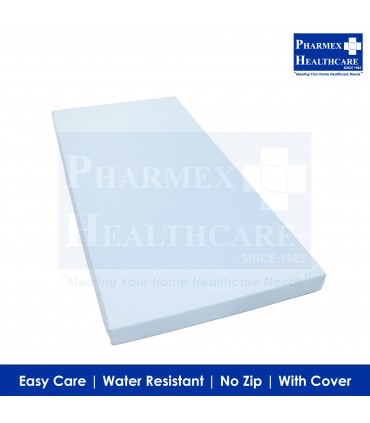 ASSURE REHAB 4" Water Resistant Mattress, L190 x W85 x H10cm (Singapore Brand)