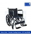 ASSURE REHAB Standard Wheelchair 20" Heavy Duty (PVC Upholstery)