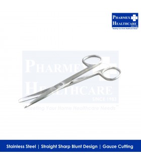 Scissors, Dressing, Sharp/Blunt, 1 Piece