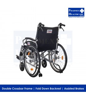 ASSURE REHAB Lightweight Detachable Wheelchair (3 Available Sizes: 16", 18", 20") - Singapore Brand