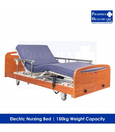 ASSURE REHAB Electric Low Bed Dark Brown (Singapore Brand)
