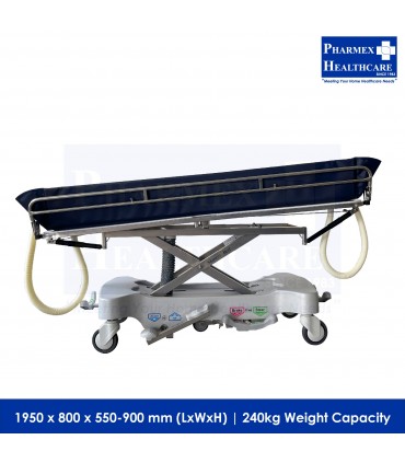 ASSURE REHAB Premium Shower Trolley - Singapore brand