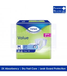 TENA Value Adult Diapers Singapore - Medium (80cm-110cm)