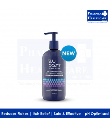 SUU BALM Anti-Dandruff Shampoo (480ml) - Formulated by National Skin Centre Singapore