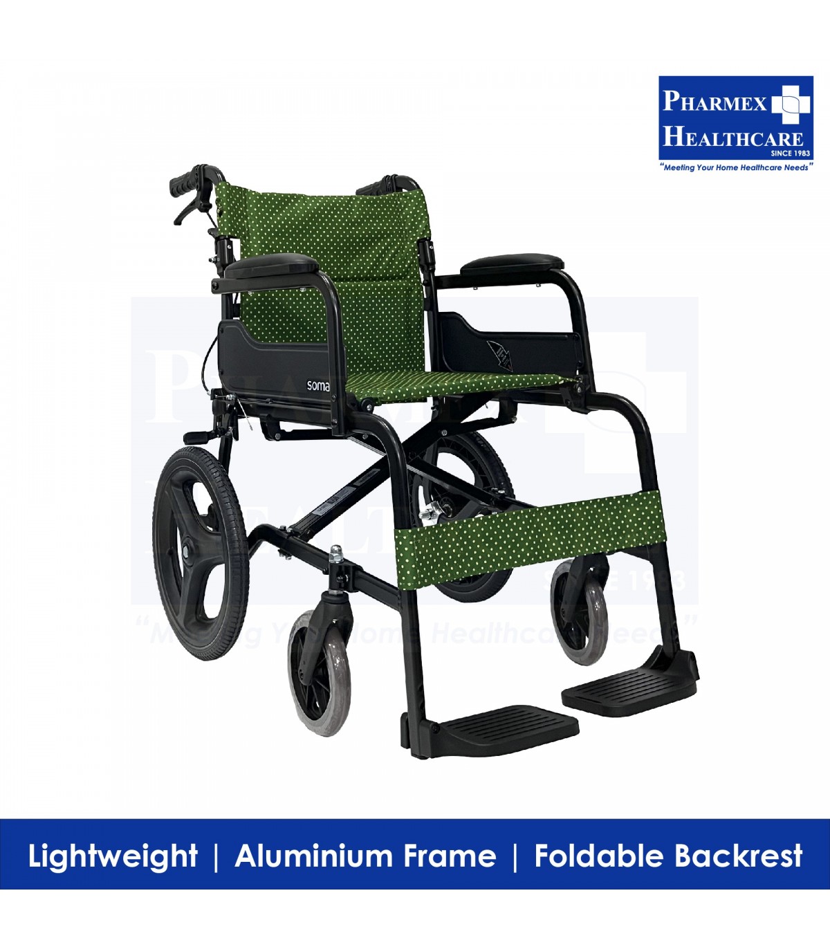 SOMA Standard Pushchair With Foldable Backrest 18" Pharmex Healthcare