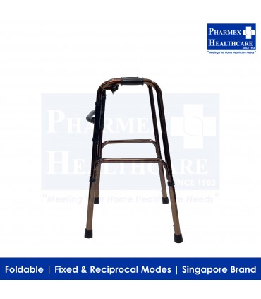 ASSURE REHAB 2-in-1 Aluminium Adult Walker - Singapore Brand