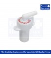 DeVilbiss Filter Cartridge Replacement for VacuAide QSU Suction Pump