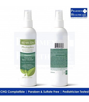 MEDLINE REMEDY Phytoplex No-Rinse Hydrating Spray Cleanser, 8oz