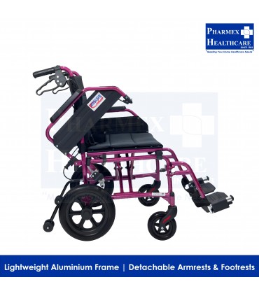 ASSURE REHAB Lightweight Aluminium Foldable Pushchair 18" (AR-0197)