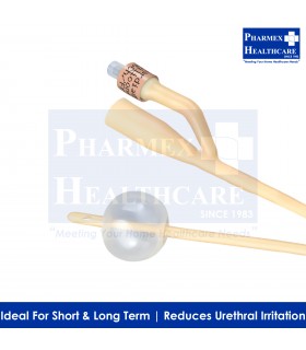 BARDIA Foley Catheter, Silicone-Elastomer Coated, 2 Way, 10ml Balloon, 10pcs/Box