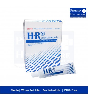 HR Sterile Lubricating Jelly with Flip-Top Tube (2 Available Sizes)