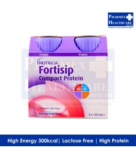 NUTRICIA Fortisip Compact Protein 4 × 125ml (3 Available Flavours)