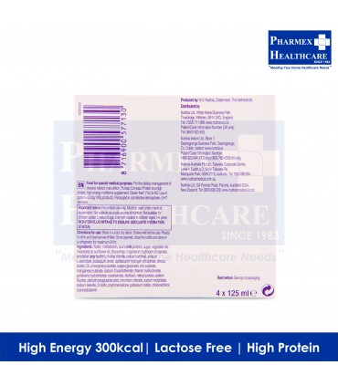 NUTRICIA Fortisip Compact Protein 4 × 125ml (3 Available Flavours)