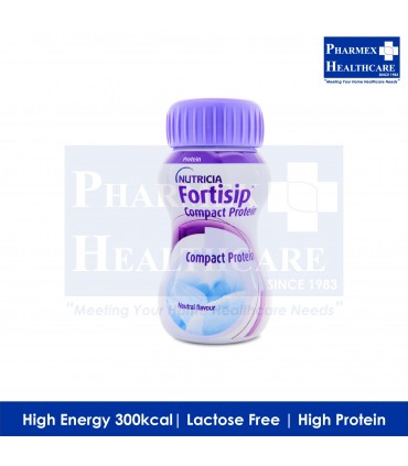 NUTRICIA Fortisip Compact Protein 4 × 125ml (3 Available Flavours)