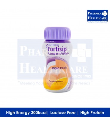 NUTRICIA Fortisip Compact Protein 4 × 125ml (3 Available Flavours)