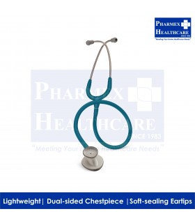 3M Littmann® Lightweight II S.E. Stethoscope, 2452, Caribbean Blue Tube, 28"