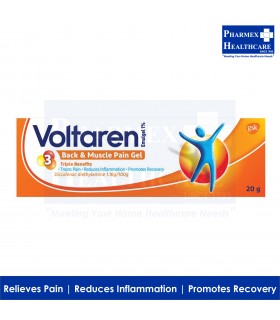 Voltaren Muscle Back and Joint Pain Relief EmulGel, 20 g