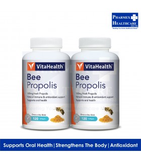 VITAHEALTH Bee Propolis 500mg 2 x 120's/Box
