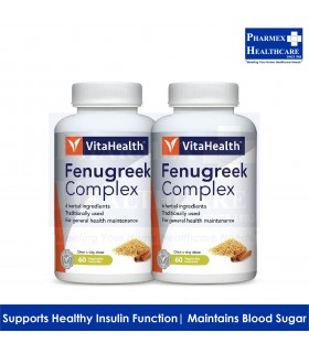 VITAHEALTH Fenugreek & Cinnamon Complex 60'S × 2