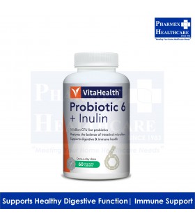 VITAHEALTH Probiotic 6 + Inulin 60's